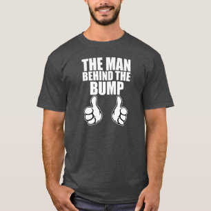 Manen bak den roliga pappan för bula som är t shirt