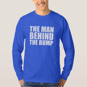 Manen bak den roliga pappan för bula som är t shirt