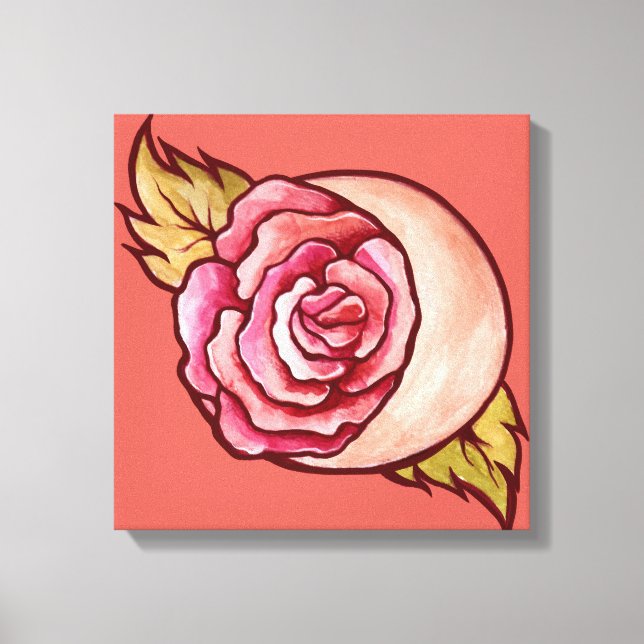 Månen Canvastryck (Framsida)