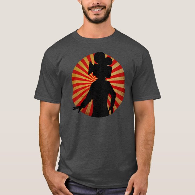 Manen för rörelsekamerahuvudet, filmar t-shirt (Framsida)