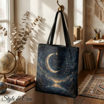 Månen Guider | Celestial Moon & Stars Konst
