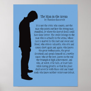 Manen i arenaen 11 x 14 poster