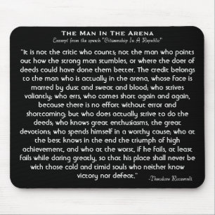 "Manen i arenaen" Mousepad Musmatta