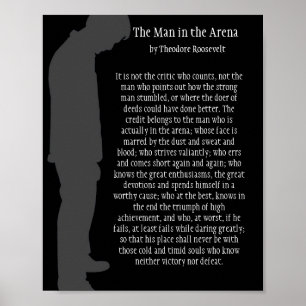 Manen i arenaen poster