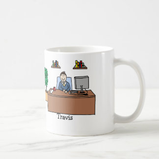 Manen i regeringsställning - skräddarsy kaffemugg