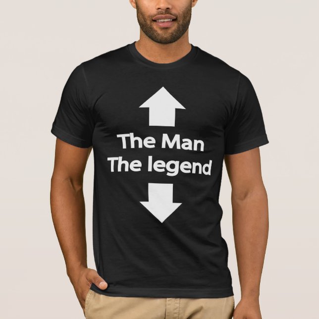 Manen legenden tee shirt (Framsida)
