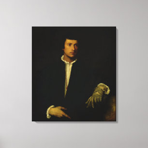 Manen med en handske, c.1520 canvastryck