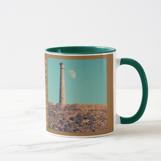Månen och ett torn: Aberystwyth Mugg (Höger)