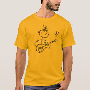 manen och hans gitarr t-shirt