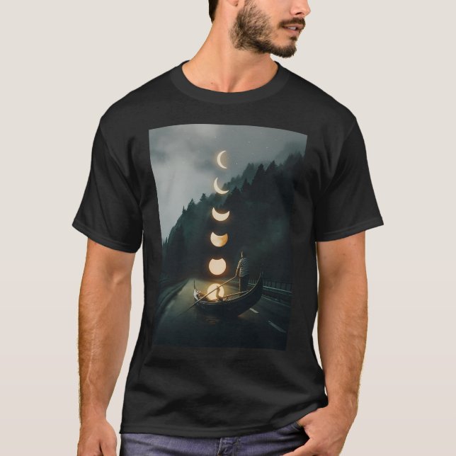 Månen Ritt T Shirt (Framsida)