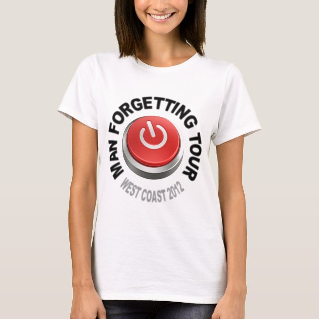 Manen som glömmer, turnerar tshirten tee (Framsida)