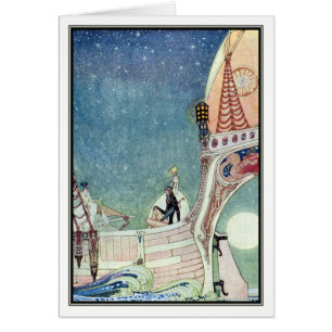 Manen som skrattade aldrig vid Kay Nielsen Hälsningskort