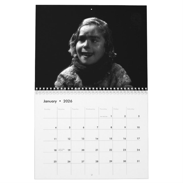 Manen som skrattar 1928 #2 kalender (Jan 2026)