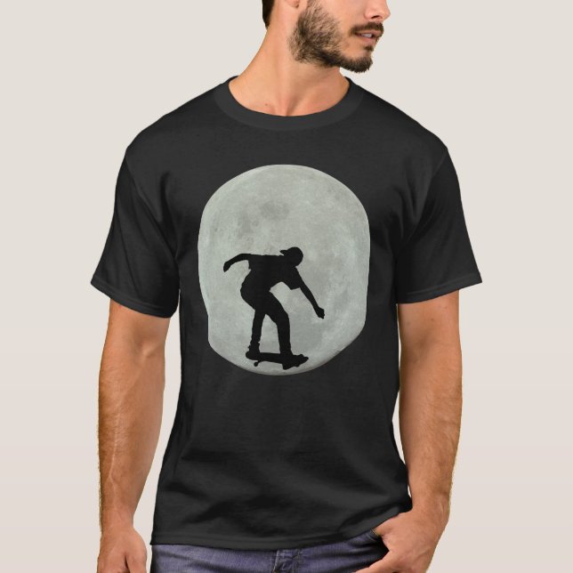 MÅNEN T-SHIRT FÖR SKATEBOARDING (Framsida)