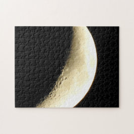 Månens kratrar närbildsfotografering pussel