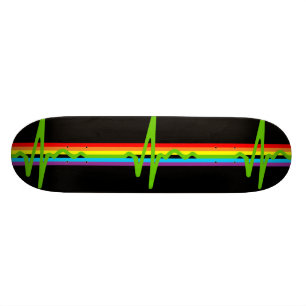 Månens skuggsida mini skateboard bräda 18,5 cm
