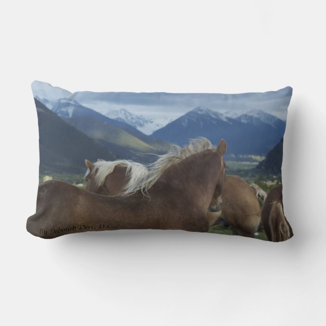Manes & Mountains Kudde (Framsida)