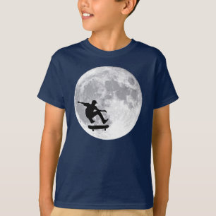 Måneskateboarding T-shirt