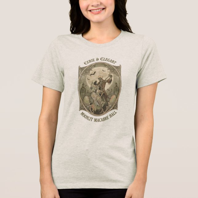 Måneskenskalas i makaber anda t shirt (Framsida)
