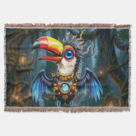 Måneskin Steampunk-Tukan.  Filt