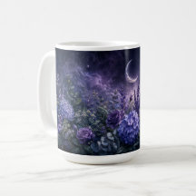 Måneskins Botanica Halvmåne Trädgårds Kaffe Mugg