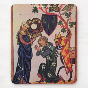 Manesse Codex Religiösa Art Mousepad Musmatta