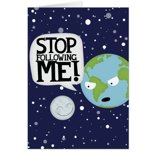 MåneStalker Hälsningskort (Framsidan)