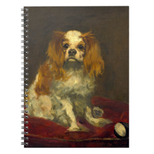 Manet A Kung Charles spanel Anteckningsbok
