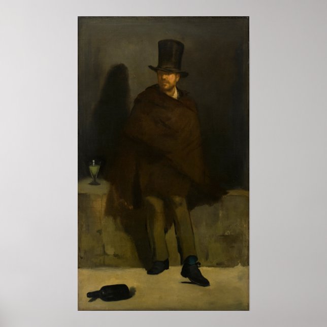 Manet - Absinthe Drinker Poster (Framsidan)