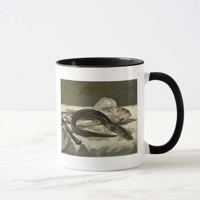 Manet | ål och röd multefiskar, 1864 mugg (Höger)