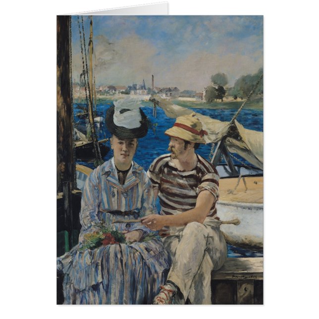 Manet | Argenteuil, 1874 Hälsningskort (Framsidan)