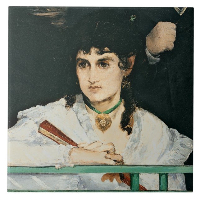 Manet | balkongen, specificerar, 1868-9 kakelplatta (Framsidan)