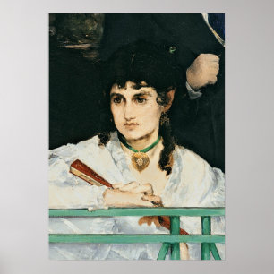 Manet   balkongen, specificerar, 1868-9 poster