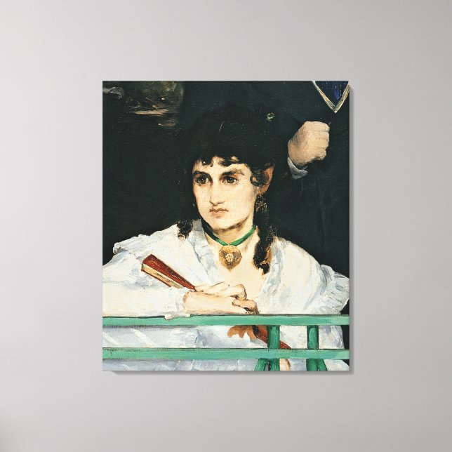 Manet | Balkony, närmare uppgifter, 1868-9 Canvastryck (Framsida)