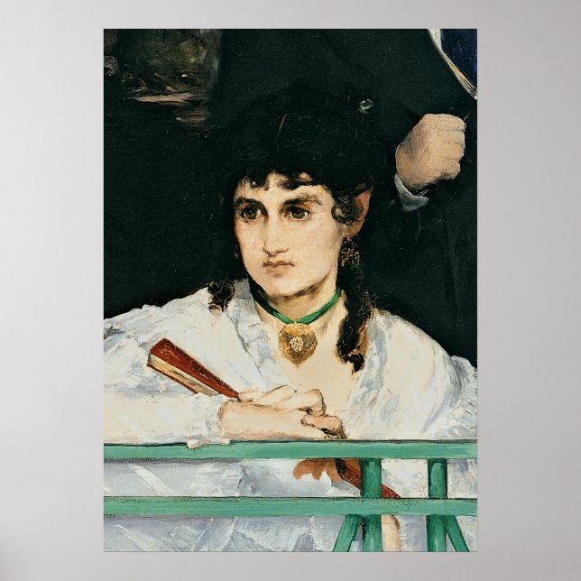 Manet | Balkony, närmare uppgifter, 1868-9 Poster (Framsidan)