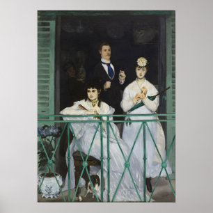 Manet - Balkony Poster