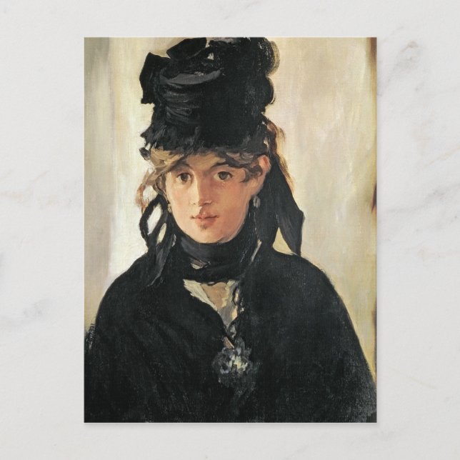 Manet | Berthe Morisot med en Bouquet of Violets Vykort (Framsida)