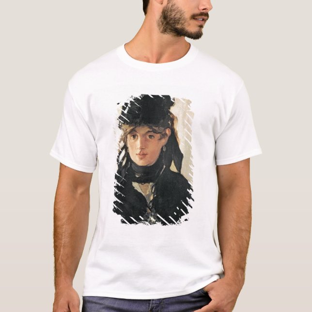 Manet | Berthe Morisot med en bukett av Violets Tee Shirt (Framsida)