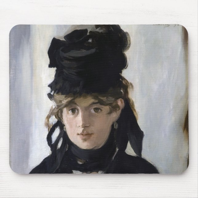 Manet - Berthe Morisot med en bukett av violetta Musmatta (Framsidan)