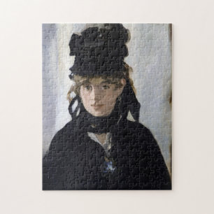 Manet - Berthe Morisot med en bukett av violetta Pussel