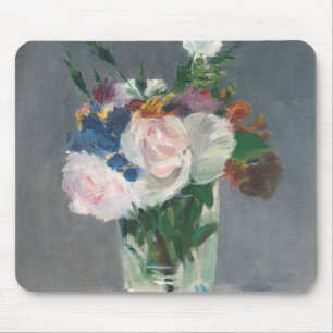 Manet blommar i en Crystal vas, c.1882 Musmatta