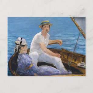 Manet Boot Postcard Vykort