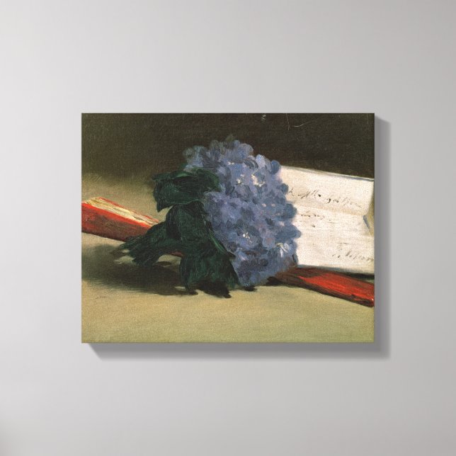 Manet | Bouquet of Violets 1872 Canvastryck (Framsida)