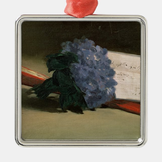 Manet | bukett av Violets, 1872 Julgransprydnad Metall (Framsidan)