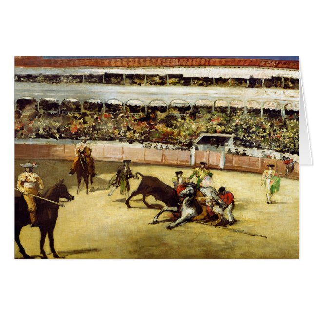 Manet | Bull Fight, 1865 Hälsningskort (Framsidan Horizontal)