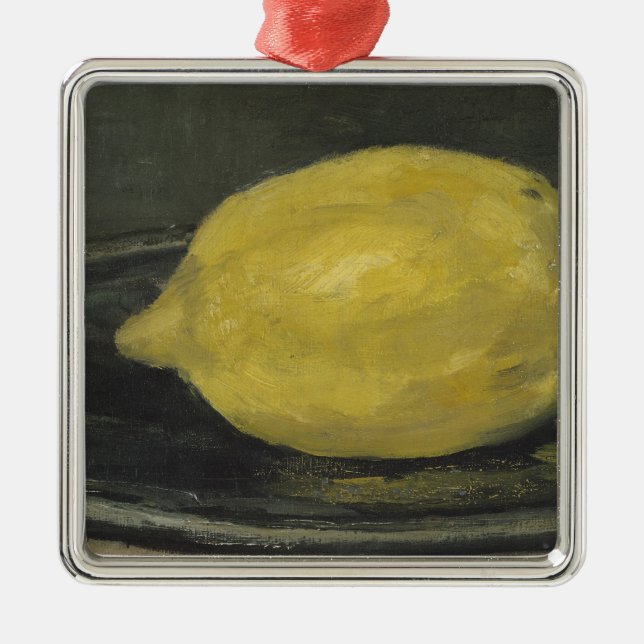 Manet | citronen, 1880 julgransprydnad metall (Framsidan)