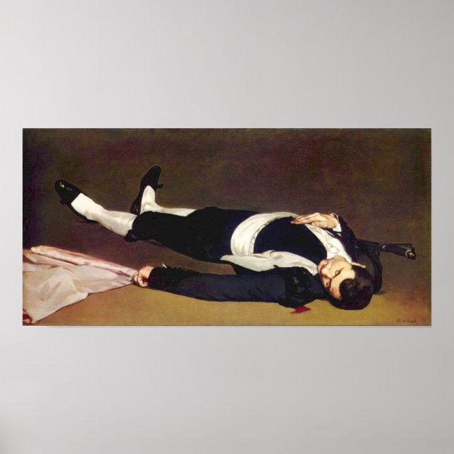 Manet Dead Matador Poster (Framsidan)