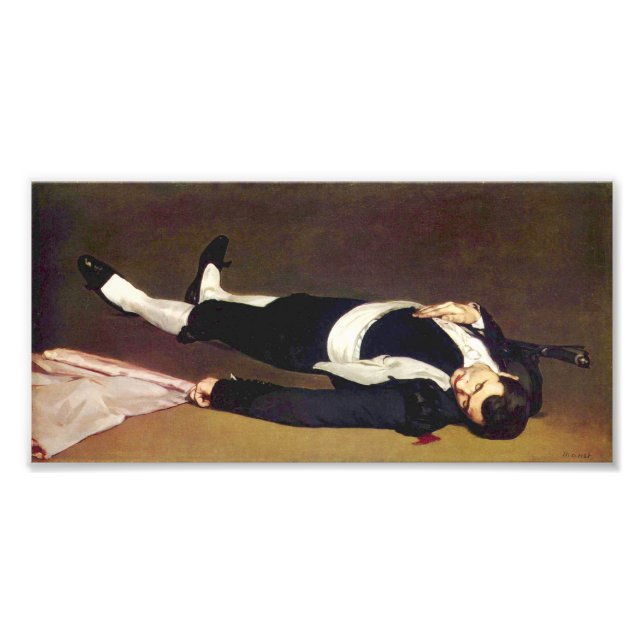 Manet Dead Matador Skriv ut Fototryck (Framsidan)