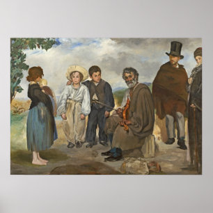 Manet den gammala musiker, 1862 poster