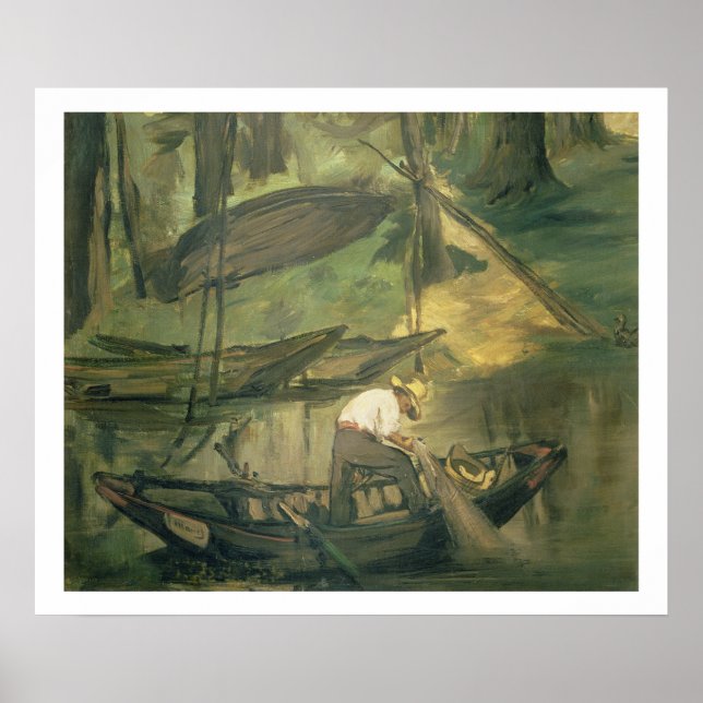 Manet | Fiskare, 1861 Poster (Framsidan)